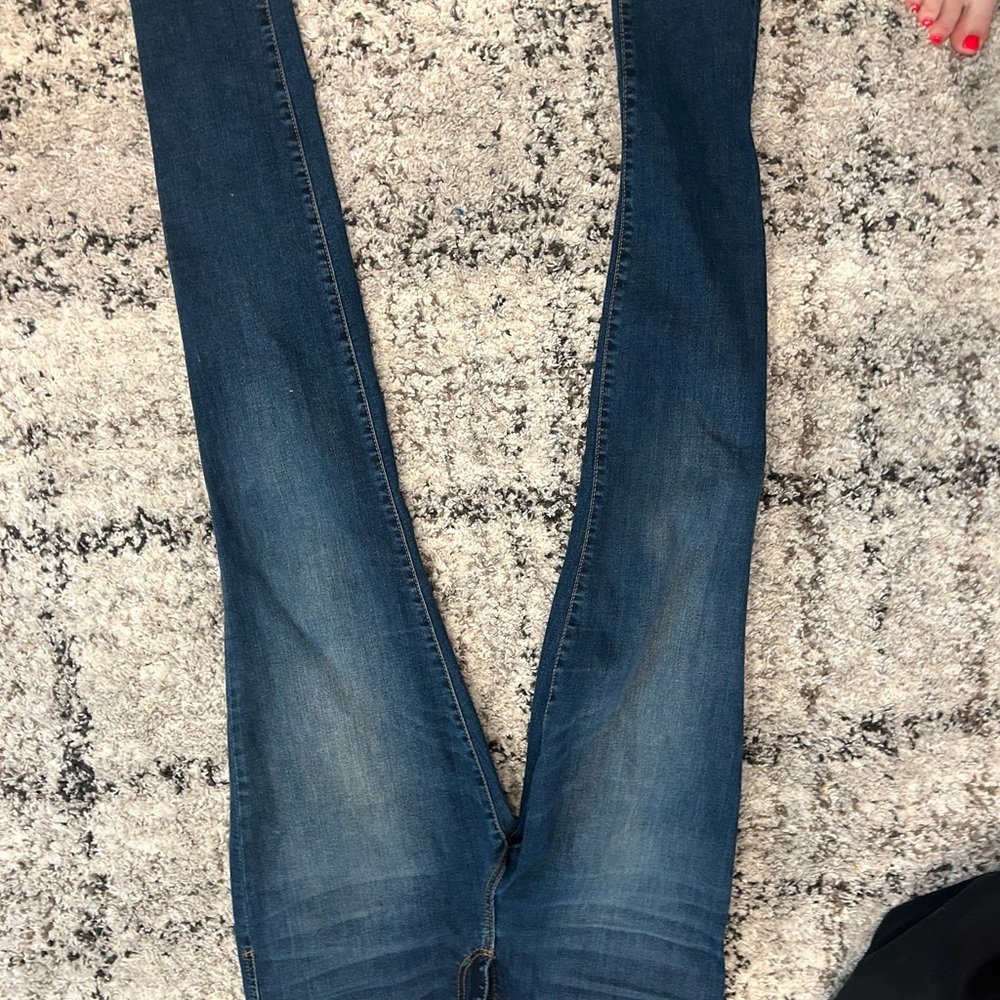Kut from the Kloth Blue Skinny Jeans Gradient Wash